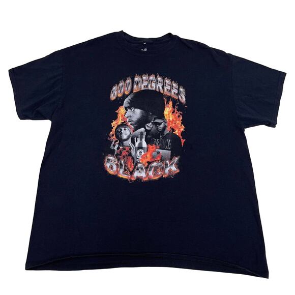LVRN 6LACK 600 Degrees Men's Sz XL Shirt RARE Hot Ones Hip Hop RnB Music Rap Tee - Picture 1 of 8